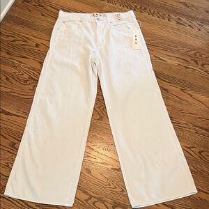 AMO Regina Mid Rise Easy Fit Wide Flare Size 29